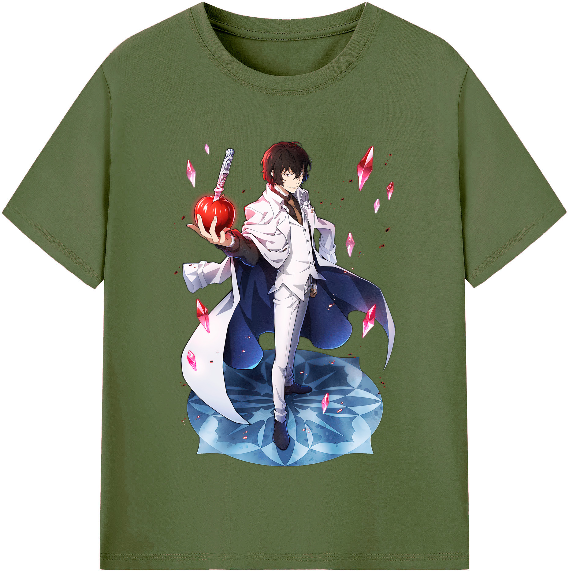 （画像用） 文豪ストレイドッグス Bungo Stray Dogs 綿100％半袖Tシャツ（フロントプリント）
